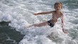 © MEDIAIMAG - Child running in the sea, boy have fun
