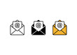 © Robbiya - Mail Icon set, Envelope Icon Vector