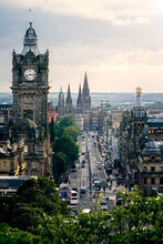 A View Of Princes Street From Calton Hill
