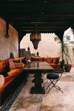 Stylish Moroccan Rooftop Lounge