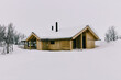 © VISUALSPECTRUM/Stocksy - Modern Wildneress Cabin in Winter