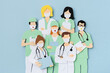 © CACTUS Creative Studio/Stocksy - Medical workers illustration