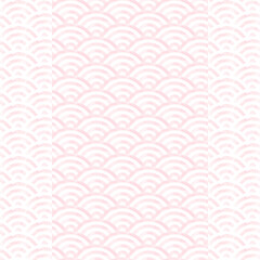  和柄（桃色の青海波）のシームレス素材