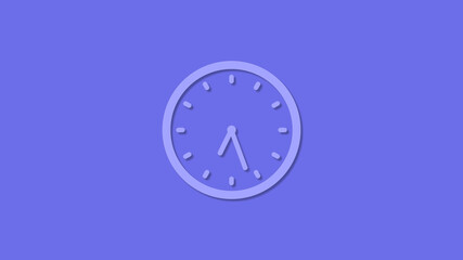 Amazing circle 12 hours counting down clock icon,Clock icon