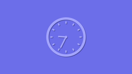 Amazing circle 12 hours counting down clock icon,Clock icon