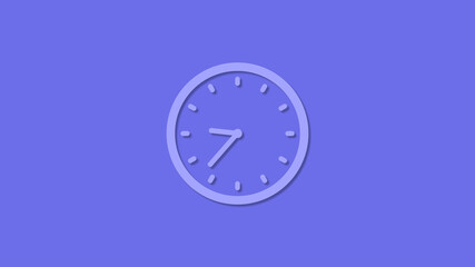 Amazing circle 12 hours counting down clock icon,Clock icon