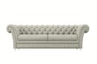 modern grey fabric sofa on white isolate background. front view.