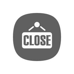 Sticker - Close Sign - Icon