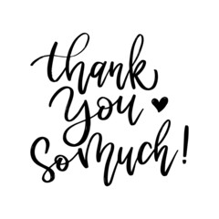 Thank you so much! Hand lettering, calligraphy in style for banner, label, sign, print, poster, the web, t-shirt and greeting card. 