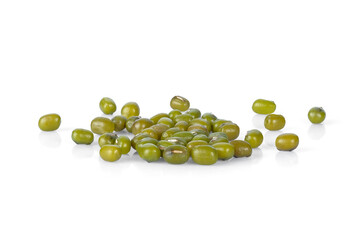 Wall Mural - mung bean isolated on white background