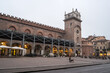 The Clock Tower of the Rotonda San Lorenzo church, located in Piazza delle Erbe, Mantua, Lombardy, Italy