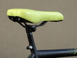 asiento de bicicleta color verde 