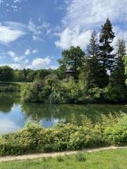 Canvas Print - Lac du bois de Boulogne à Paris