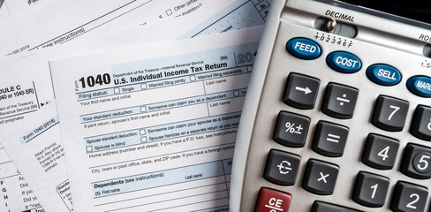 United States tax forms with calculator 