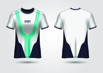 T-shirt Sport Jersey Template Design Vector