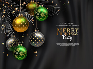 Wall Mural - Christmas and New Year banner