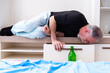 © Elnur - Old man drinking wine in the bedroom