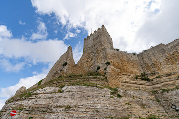 Lombardia Castle in the city of Enna in Sicily, Italy