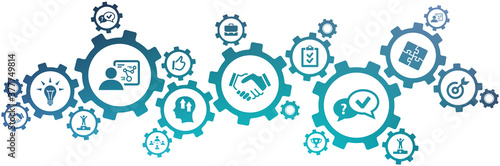 Fotomural Onboarding vector illustration