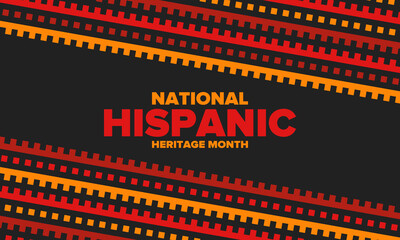 national hispanic heritage month in september and october. hispanic and latino americans culture. ce