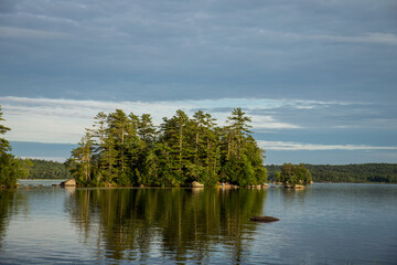 Wall Mural - lake and trees