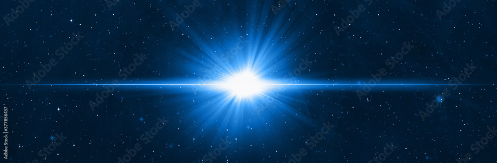 Supernova explosion in the center of the milky way "Elements of this ...