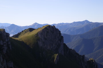 Sticker - Mountainous  landscape in Cantabria, Spain