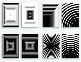 Abstract Hipster Lines Background . Vector Line Design .