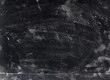© golubovy - Scratched abstract background. Back to school. Aged blackboard dirty with white chalk powder.