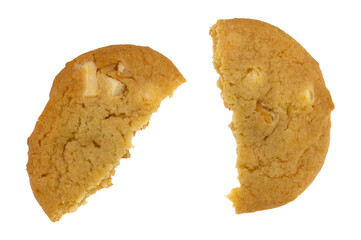 Wall Mural - Broken white chocolate and macadamia nut cookie