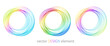 © Maryna Stryzhak - Abstract shiny color spectrum round design element