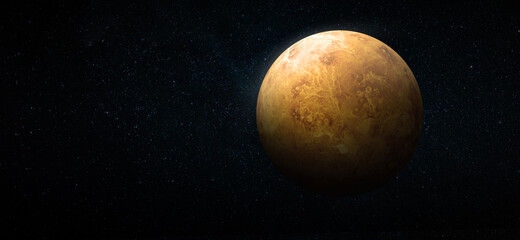 Wall Mural - venus in the space. venus planet for wallpaper. elements of this image furnished by nasa