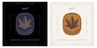 Cannabis marijuana leaf vintage badge retro logo