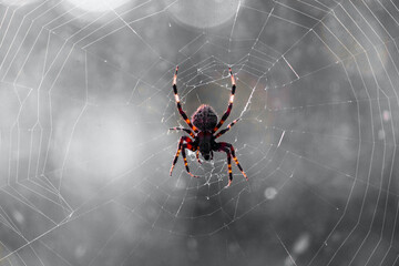 spider on a web