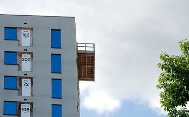 apartment building under construction