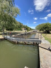 Wall Mural - Ecluse du canal du nivernais, Bourgogne