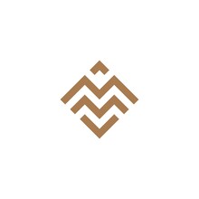 Letter M Logo Design Vector Template.Creative Letter M MM Symbol