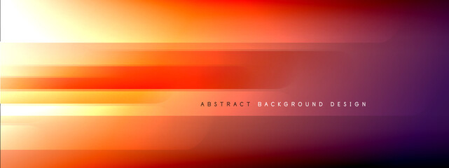 Motion concept neon shiny lines on liquid color gradients abstract backgrounds. Dynamic shadows and lights templates for text