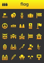 Poster - flag icon set