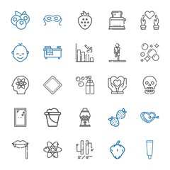 Canvas Print - health icons set