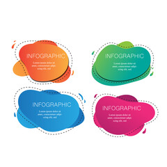 Vector Infographic label design template with icons 4 options
