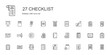 © NinjaStudio - checklist icons set
