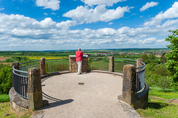 Wall Mural - Derdinger Horn viewing platform by Oberderdingen