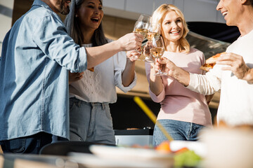 Wall Mural - Happy mature people enjoying their weekends together