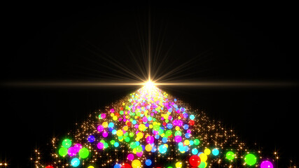 Wall Mural - Space Stars Galaxy milky way road future illumination 3D illustration background.