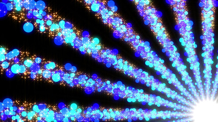 Wall Mural - Space Stars Galaxy milky way road future illumination 3D illustration background.