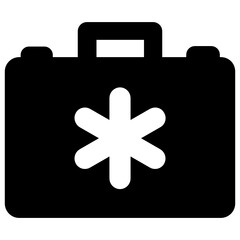 Poster - 
Trendy vector of first aid kit, vector style 
