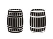 Barrel logo. Isolated barrel on white background