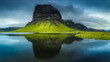 © Arnaud Bertrande  - Montagne Lomagnupur et son reflet en Islande