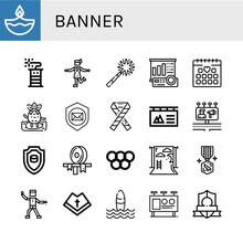 Set Of Banner Icons